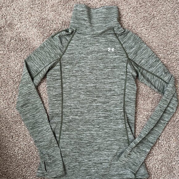 Under Armour Green Long Sleeve ColdGear - Picture 1 of 2